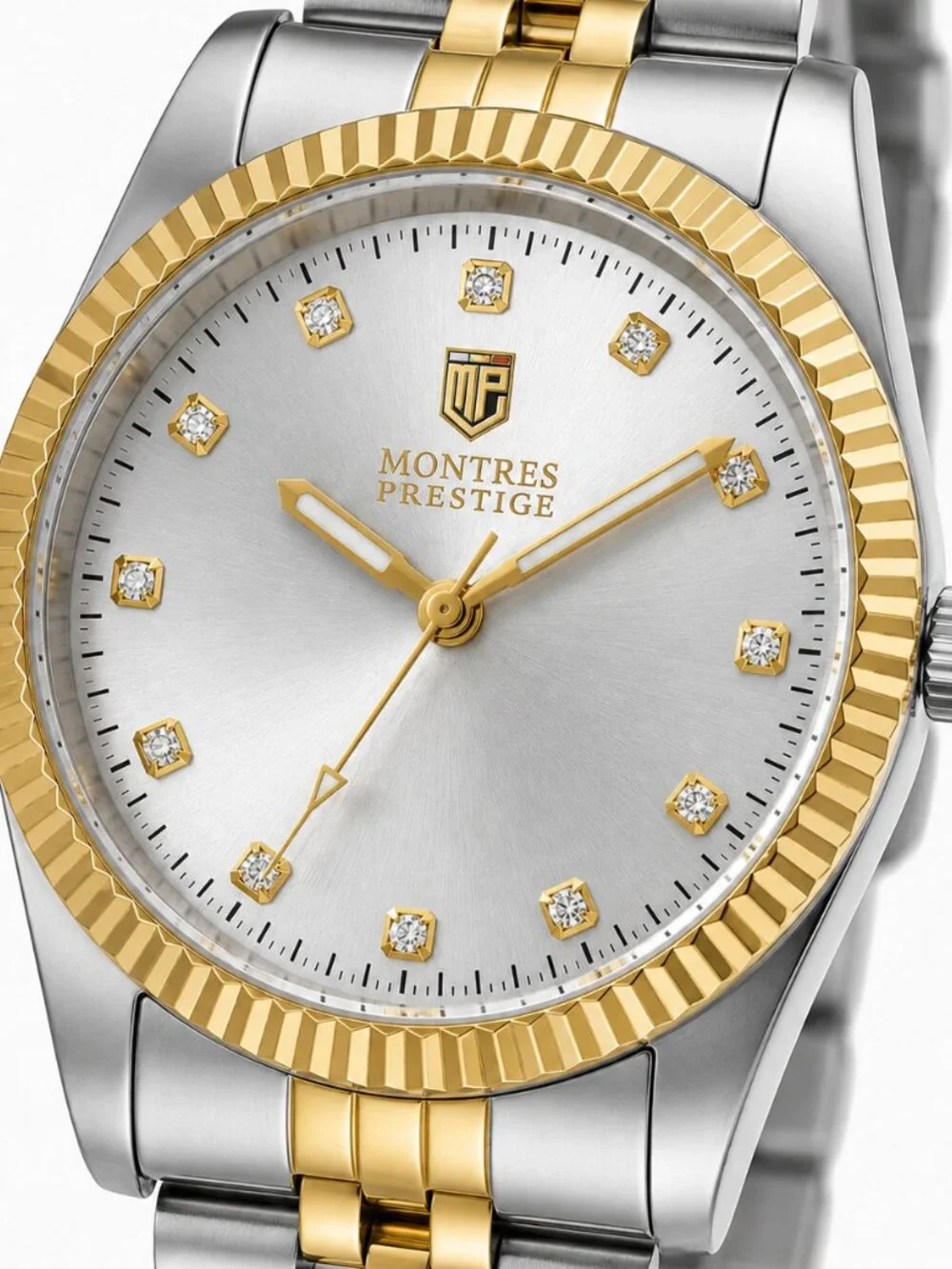 Montres Prestige x Invicta MPW-0272 Men's Two-Tone Quartz Watch NIB